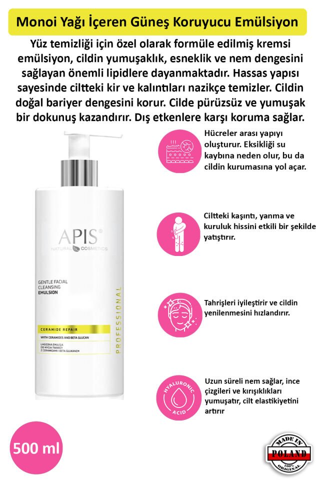 Ceramide Repair Nazik Yüz Temizleme Emülsiyonu - 500 Ml