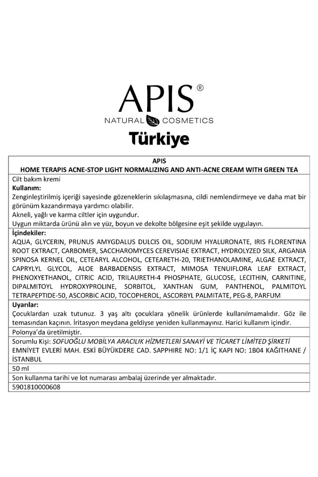 Anti-Akne Krem Normalleştirici - 50Ml